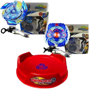 Imagem de Beyblade Combo Valtryek X Horusood + Lançadores