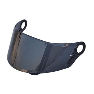 Imagem de ZEYUAN Capacetes de proteção contra vento anti-UV anti-riscos para motocicleta Substituição da viseira de lente para LS2 FF358 FF396