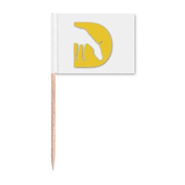 Imagem de Donkeys Meals Outlines Grasslands Toothpick Flags Marker Topper Party Decoration