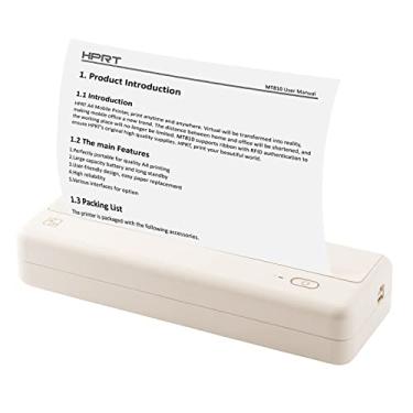 Imagem de DOYING MT810 A4 Portable Paper Printer Thermal Printing Wireless BT Connect Compatible with iOS and Android Mobile Photo Printer Support 210mm/110mm for Outdoor Travel Home Office Printing Sketches