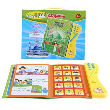 Imagem de Livro de Aprendizagem Infantil Livros Eletrônicos em Língua Árabe Audível Leitura Multifuncional Brinquedos de Estudo Cognitivo para Desenvolvimento Infantil