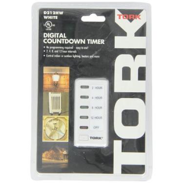 Imagem de NSi Indústrias D212HW 15A 120V Temporizador eletrônico de parede 2/4/8/12 horas, branco