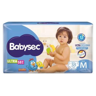 Imagem de Fralda Descartável Bebê Babysec Ultra Sec Mega Softys M 38UN