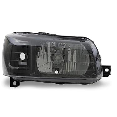 Imagem de Farol Fiat Fiorino 2005 a 2012 Lado Direito Passageiro Máscara Negra Original Arteb