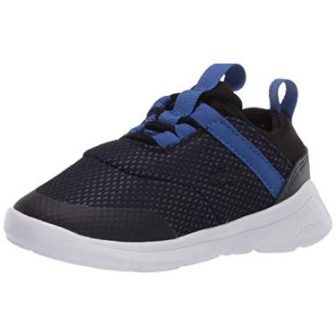 Imagem de Lacoste Tênis infantil LT Dash, Preto/Azul/Branco, 22
