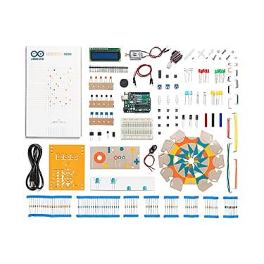 Imagem de Kit inicial oficial Arduino [K000007] (Livro de projetos em inglês) - 12 projetos DIY com todos os componentes eletrônicos e instruções necessárias - kit original da Arduino da Itália