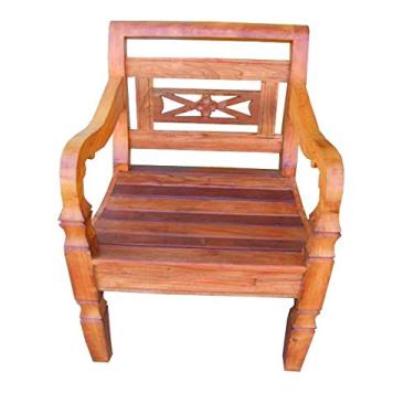 Imagem de Poltrona Rústica Attrazione em Madeira de Demolição - Cód 1461