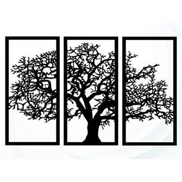 Imagem de Quadro Árvore Da Vida 3 Peças King mdf