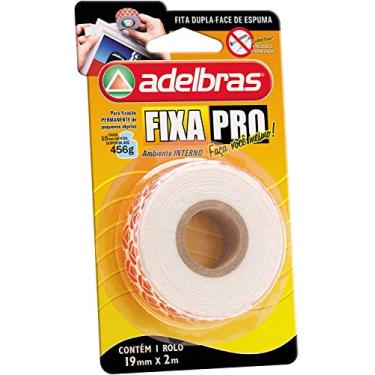 Imagem de Fita Dupla Face, Fixa Pro Espuma, 19mmX2mts, Adelbras