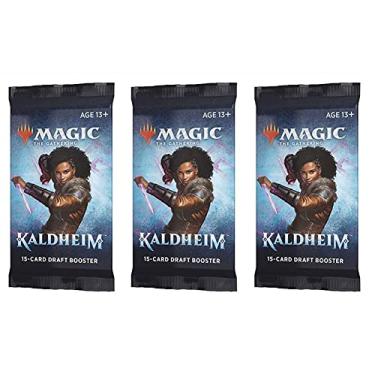 Imagem de 3 Packs Magic: The Gathering Draft Booster Pack Lot MTG Kaldheim