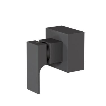 Imagem de Acabamento Para Registro 3/4, 1/2 E 1 Fani Retta Preto Fosco 509 Bk330