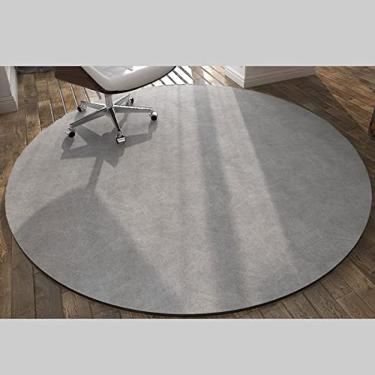 Imagem de Tapete De Cadeira, Tapete Protetor De Chão, Tapetes De Cadeira De Jogos Redondos, Tapete Protetor De Chão Duro Para Cadeira De Escritório, Tapete De Cadeira De Mesa Antiderrapante Para Pisos De Ma