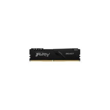 Imagem de Memória RAM Kingston Fury Beast, 8GB, 3200MHz, DDR4, CL16, Preto - KF432C16BB/8