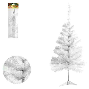 Imagem de Arvore Natalina Branca 0,90Cm 70 Galhos