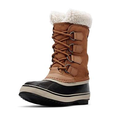 Imagem de Sorel – Bota feminina de inverno Carnaval à prova d'água para inverno, Camel Brown, Ancient Fossil, 10