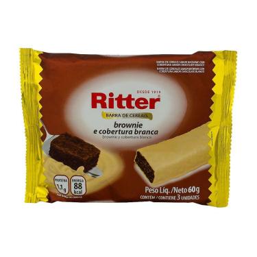 Imagem de Barra de Cereais Ritter Brownie e Cobertura Branca