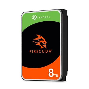 Imagem de Seagate FireCuda HDD 8TB disco rígido interno HDD – 3,5 polegadas CMR SATA 6Gb/s 7200RPM 256MB cache 300 TB/ano com serviços de resgate (ST8000DX001)