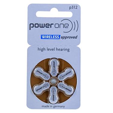 Imagem de Pilha Auditiva 312 Power One Bateria Pr41 6 unidades