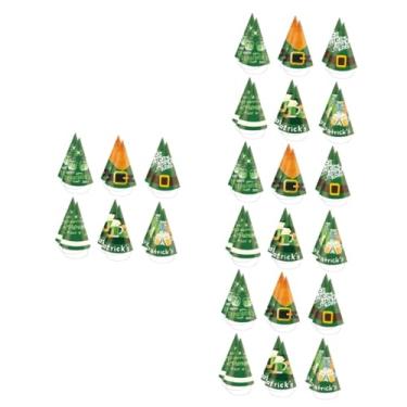 Imagem de OUNONA 24 Peças De Chapéu De Festival Irlandês St Patricks Favor De Festa Mini Cartola Verde Crianças Traje De Chapéu De Duende Para Festa Ornamento Irlandês Tiara St Chapéu Do Dia De