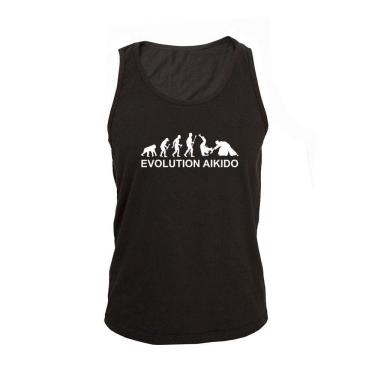 Imagem de Regata Masculina Algodão Evolution Aikido Básica