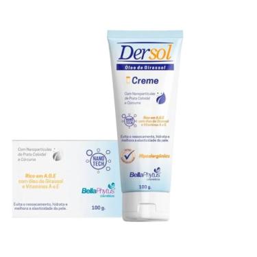 Imagem de Creme Dersol Óleo Girassol Prata Coloidal 100g BellaPhytus