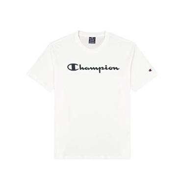 Imagem de Champion Camiseta masculina Legacy Graphic Shop autêntica gola redonda, Branco, XG