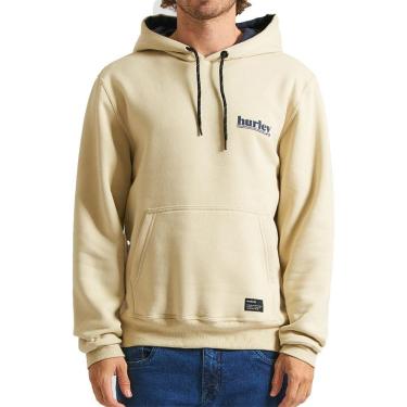 Imagem de Moletom Hurley Canguru Puff WT24 Masculino Areia