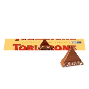 Imagem de TOBLERONE Chocolate Ao Leite Nougat De Mel E Amêndoas Toblerone Caixa 100G - Importado