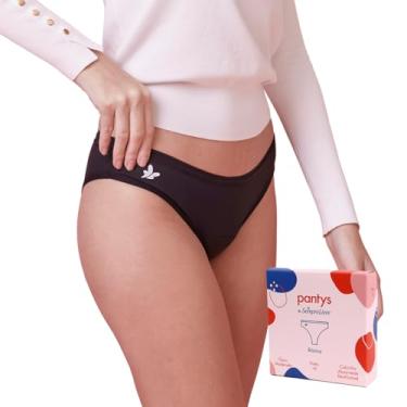 Imagem de Calcinha Absorvente Menstrual Fluxo Moderado, Pantys e Sempre Livre, Feminino, Preto
