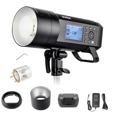 Imagem de Godox AD400 Pro AD400Pro 400Ws, Flash GN72 TTL Monolight, 1/8000 HSS Outdoor Flash Speedlight, 390Flashes Full Power, 2.4G sem fio, Tempo para Sony, Canon, Nikon, Fuji, Olympus