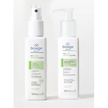 Imagem de Sabonete Facial Antiacne Gel + Loção Tônica - Rotina Skincare Acne - BIOAGE