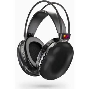 Imagem de Fone De Ouvido Sem Fio Bluetooth V5.3 Com LED RGB Headset Bluetooth Disco Pulse PG580 Fone De Ouvido Sem Fio com Luzes Led (Preto) - YODHE