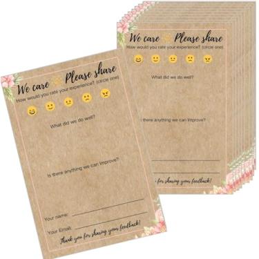 Imagem de 50 cartões de sugestões de comentários essenciais do Airbnb para anfitriões de restaurantes cartões de avaliação de hóspedes, cartões de avaliação de negócios, caixa de sugestões, cartões estilo