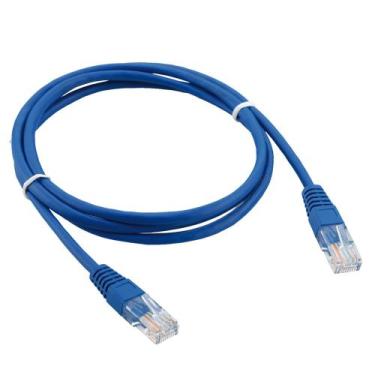 Imagem de Cabo De Rede Cat5e 2 Metros Azul - Mymax