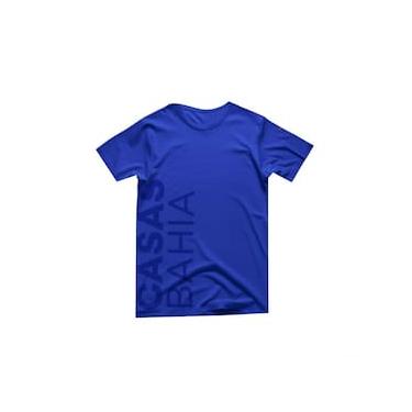 Imagem de Camiseta Manga Curta Casas Bahia - Azul
