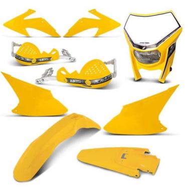 Imagem de Kit Peças Plástico Crf 230 2008/14 - Pro tork, AMARELO, Único