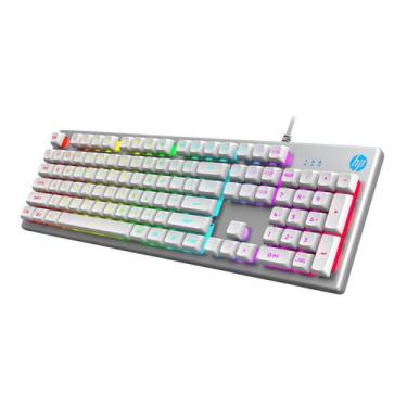 Imagem de Teclado Game USB K500F Led Prata - HP