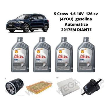 Imagem de Kit revisão troca de oleo suzuki s-cross 1.6 16v 4you - SHELL