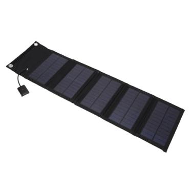 Imagem de Painel Solar 10W 5V Carregador Dobrável Painel Solar Portátil de Silício Policristalino IP65 à Prova D'água para Acampamento Ao Ar Livre Gerador Solar de Backup de Energia Van RV