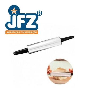 Imagem de Rolo de massas inox 35 cm - JFZ IMPORT, PRETO