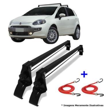 Imagem de Rack de Teto Fiat Punto 4 Portas 08 até 17 + 2 Elásticos Carga - VHIP