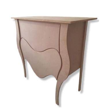 Imagem de Cômoda Grande 2 Gaveta Fake Enfeite De Festa Decoração Mdf - ARTESANAT