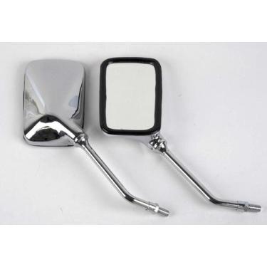 Imagem de Par Retrovisor Cbx250 Twister Convexo Cromado - GVS