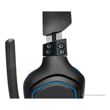 Imagem de Kit 2 Lados Peça Tampa Reposição Fone Logitech G231 G 232 - V I X 3 D
