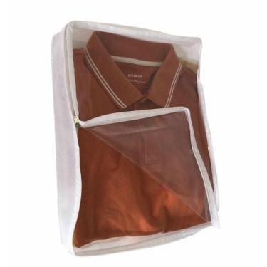 Imagem de Capa Protetora e Organizadora de Camisas Calças Blusas Roupas Transpor