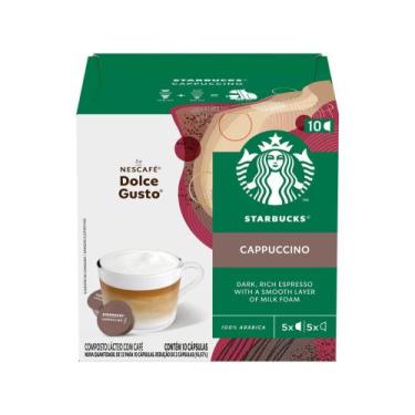 Imagem de Cápsula Nescafé Dolce Gusto Cappuccino Starbucks 10 Cápsulas, 10 Cápsu