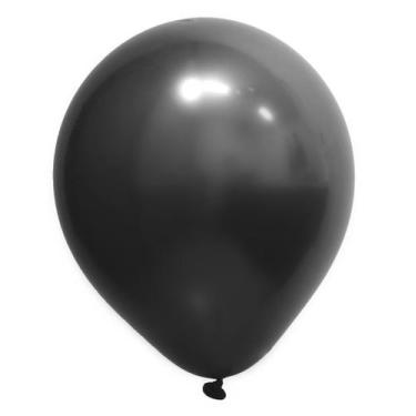 Imagem de Balão de Festa Redondo Profissional Látex Cromado - Cores - 12" 30cm -