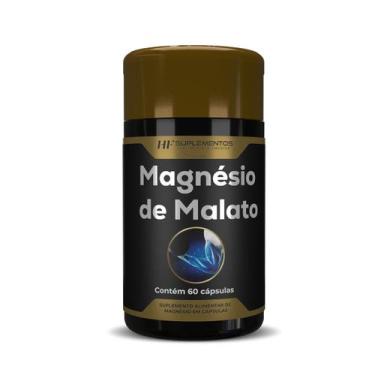 Imagem de Magnesio de malato premium puro 60caps tratamento 1 mês - HF SUPLEMENT