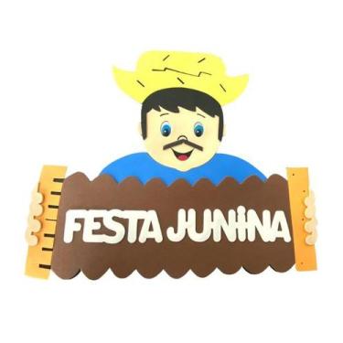 Imagem de Painel EVA Sanfoneiro Decoração Festa Junina Arraial Barracas de jogos