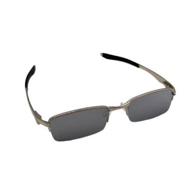 Imagem de Óculos De Sol mascolino feminino Retangular Bloguer Classico aço - HHW